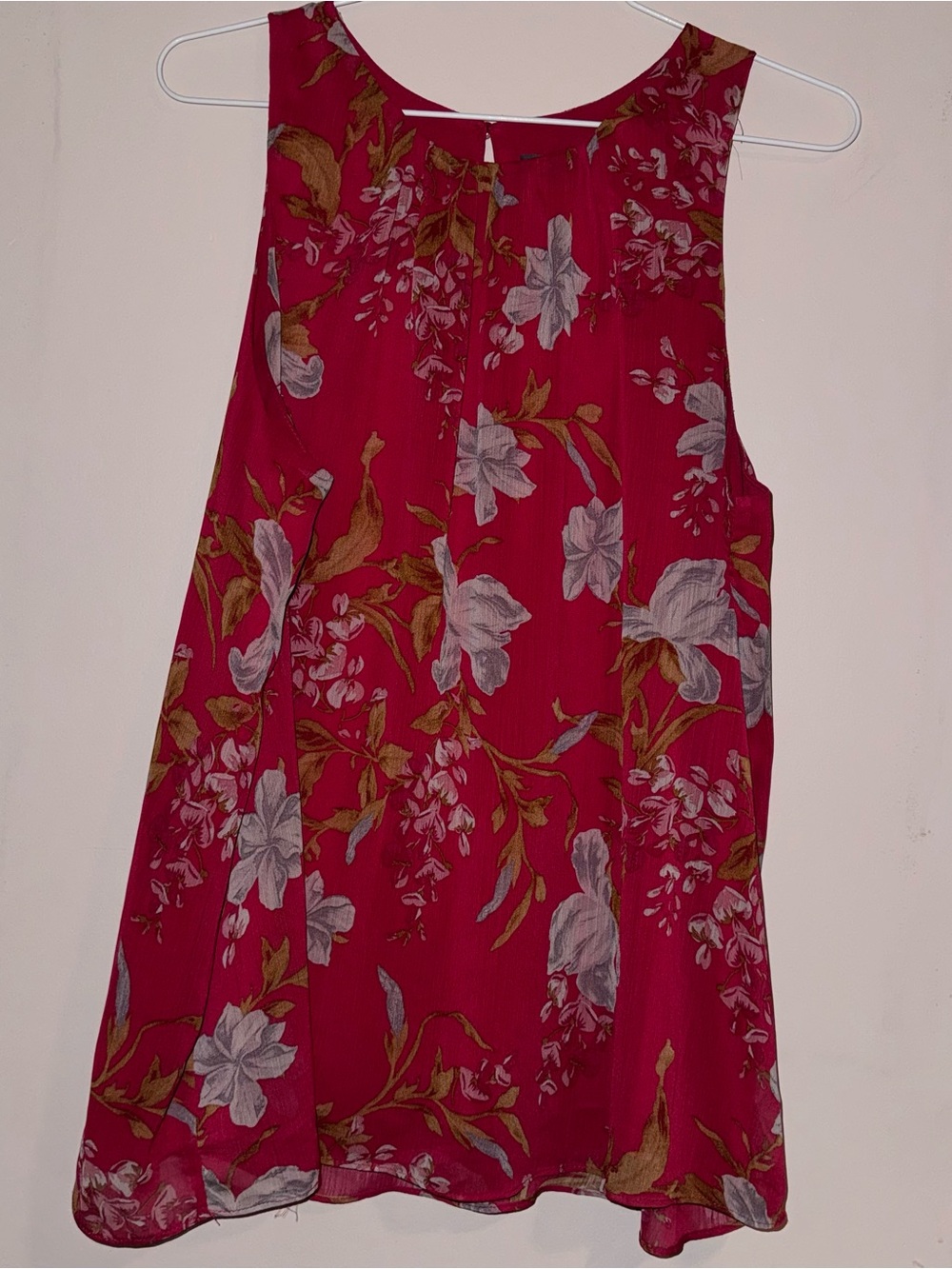 Vince Camuto Fuchsia Floral Sleeveless Camisole